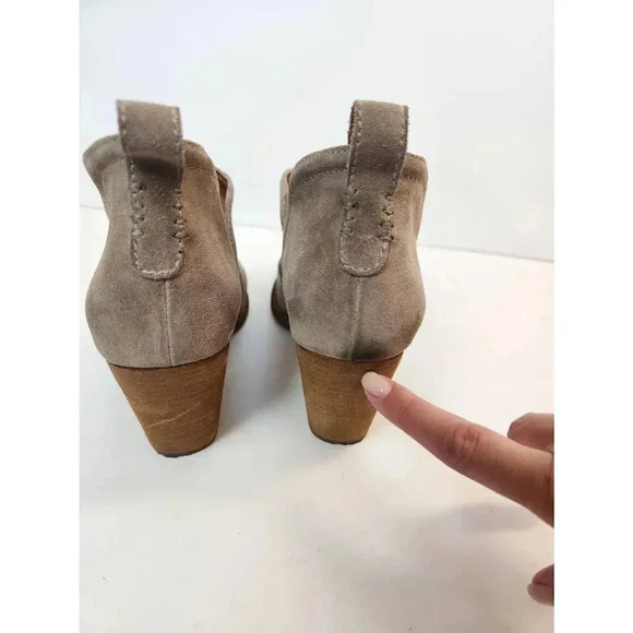 Jeffrey Campbell Bootie Gray Tan Size 8 - Picture 7 of 9